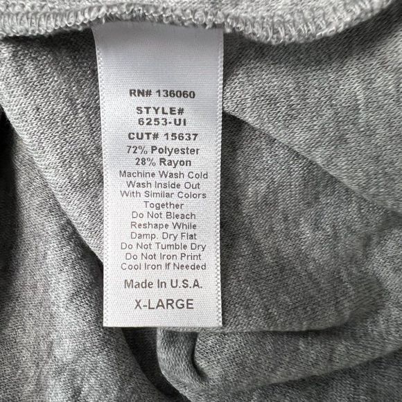 NWOT PROJECT SOCIAL T Grey Terry Cloth Tank Top‎ (XL) - Picture 7 of 8